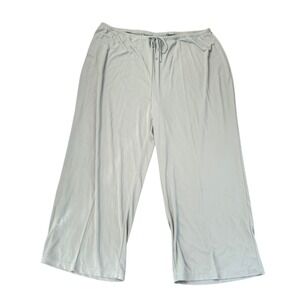AVENUE‎ Light Blue Polyester Wide Leg Cropped Pants Size 26/28